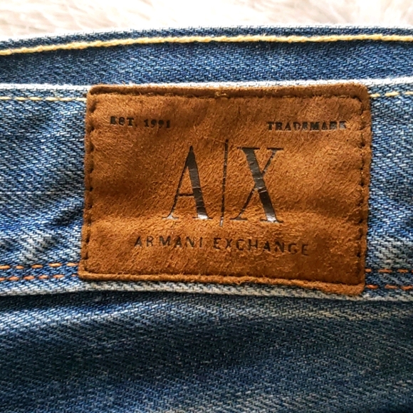 Armani Exchange ripped jeans size 4 - Picture 3 of 7